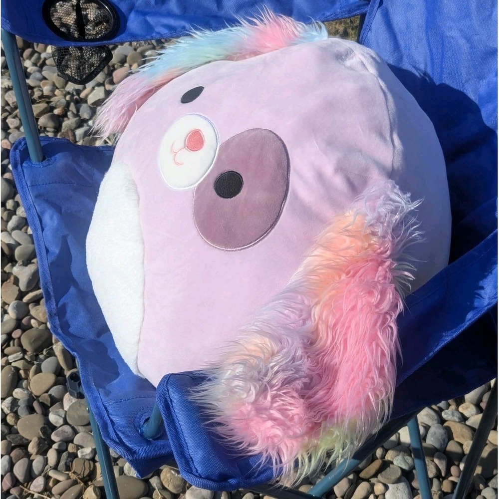 Squishmallow Barb The Dog Huge Puppy Dog Target Exclusive Pink‎ Rainbow
